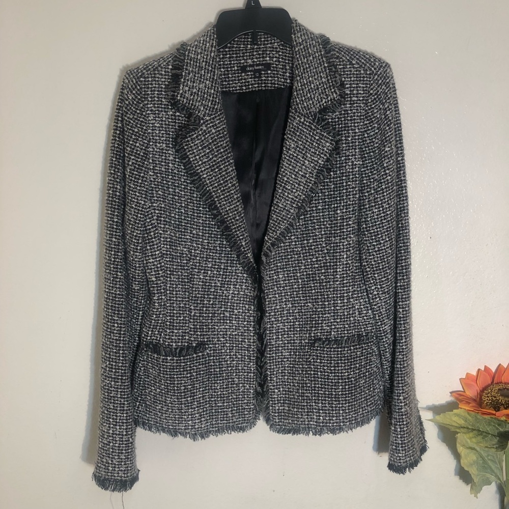 Daisy Fuentes Tweed Boucle Jacket